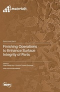 Cover: Finishing Operations to Enhance Surface Integrity of Parts - MDPI AG