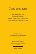 Bild: Causa contractus - Mohr Siebeck