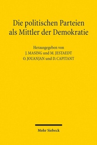 Abbildung von: Die politischen Parteien als Mittler der Demokratie - Mohr Siebeck