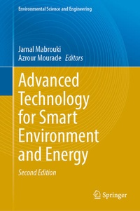 Enlarge image Cover: Advanced Technology for Smart Environment and Energy - Springer