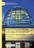 Cover: Political Entrepreneurship in the Age of Dealignment - Palgrave Macmillan