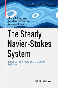 Enlarge image Cover: The Steady Navier-Stokes System - Birkhäuser