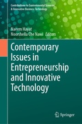 Cover: Contemporary Issues in Entrepreneurship and Innovative Technology - Springer