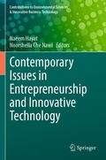 Cover: Contemporary Issues in Entrepreneurship and Innovative Technology - Springer