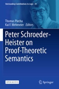 Cover: Peter Schroeder-Heister on Proof-Theoretic Semantics - Springer