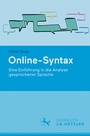 Cover: Online-Syntax - J.B. Metzler