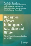 Cover: Declaration of Peace for Indigenous Australians and Nature - Springer