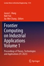 Cover: Frontier Computing on Industrial Applications Volume 1 - Springer