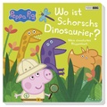 Cover: Peppa Pig: Wo ist Schorschs Dinosaurier? - Mein dinostarkes Klappenbuch - Panini Verlags GmbH