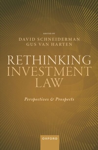 Abbildung von: Rethinking Investment Law - OUP eBook