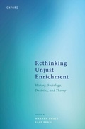 Cover: Rethinking Unjust Enrichment - OUP eBook