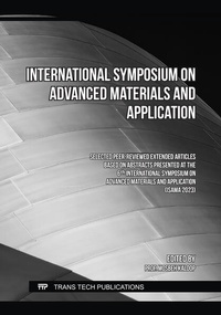 Enlarge image Cover: International Symposium on Advanced Materials and Application - Trans Tech Publications Ltd