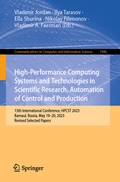 Bild: High-Performance Computing Systems and Technologies in Scientific Research, Automation of Control and Production - Springer