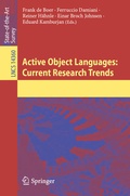 Cover: Active Object Languages: Current Research Trends - Springer