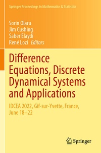 Enlarge image Cover: Difference Equations, Discrete Dynamical Systems and Applications - Springer