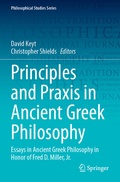 Cover: Principles and Praxis in Ancient Greek Philosophy - Springer