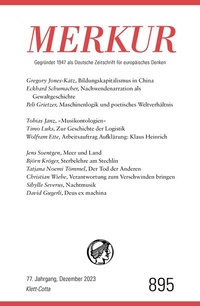 Abbildung von: MERKUR 12/2023 - Klett-Cotta