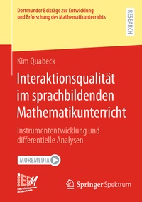 Abbildung von: Interaktionsqualität im sprachbildenden Mathematikunterricht - Springer Spektrum