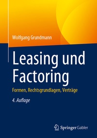 Abbildung von: Leasing und Factoring - Springer Gabler