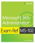 Cover: Exam Ref MS-102 Microsoft 365 Administrator - Addison Wesley