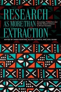 Abbildung von: Research As More Than Extraction - Ohio University Press