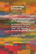 Cover: Legal Categorization of 'Transgender' - Cambridge University Press