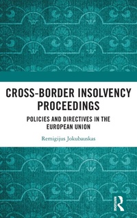Abbildung von: Cross-Border Insolvency Proceedings - Routledge