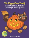 Cover: The Happy Lines Family Halloween Animals Coloring & Activity Book - Little Book Farmers the Happy Lines Family