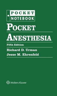 Enlarge image Cover: Pocket Anesthesia - WOLTERS KLUWER HEALTH