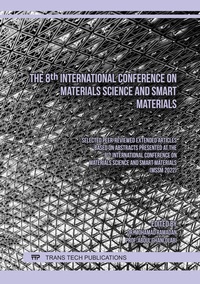 Enlarge image Cover: The 8th International Conference on Materials Science and Smart Materials - Trans Tech Publications Ltd