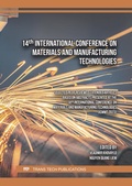 Cover: 14th International Conference on Materials and Manufacturing Technologies - Trans Tech Publications Ltd