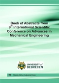 Cover: Book of Abstracts from 9th International Scientific Conference on Advances in Mechanical Engineering - Trans Tech Publications Ltd