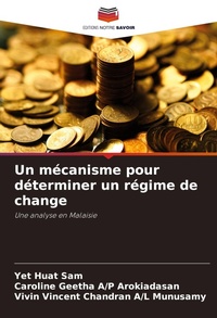 Abbildung von: Un mécanisme pour déterminer un régime de change - Editions Notre Savoir