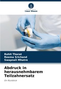 Cover: Abdruck in herausnehmbarem Teilzahnersatz - Verlag Unser Wissen