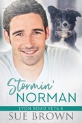 Cover: Stormin' Norman (Lyon Road Vets, #4) - Sue Brown