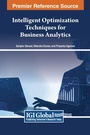 Cover: Intelligent Optimization Techniques for Business Analytics - IGI Global