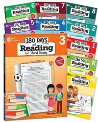 Enlarge image Cover: 180 Days (TM): Reading 2nd Ed Complete 10-Book Set - Shell Educational Publishing