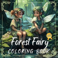Enlarge image Cover: Forest Fairy Coloring Book - Elevate Publishing LLC