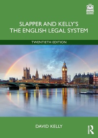 Abbildung von: Slapper and Kelly's The English Legal System - Routledge