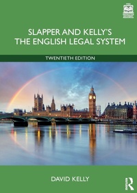 Enlarge image Cover: Slapper and Kelly's The English Legal System - Routledge