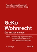 Cover: GeKo Wohnrecht Gesamtkommentar Band 2 Wohnungseigentumsgesetz - Manz