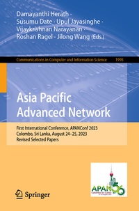 Enlarge image Cover: Asia Pacific Advanced Network - Springer