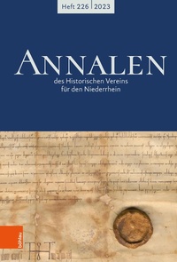 Abbildung von: Annalen des Historischen Vereins für den Niederrhein 226 (2023) - Böhlau