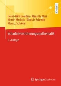 Abbildung von: Schadenversicherungsmathematik - Springer Spektrum
