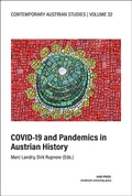 Cover: COVID-19 and Pandemics in Austrian History - innsbruck university press