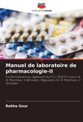 Cover: Manuel de laboratoire de pharmacologie-II - Editions Notre Savoir