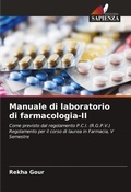 Cover: Manuale di laboratorio di farmacologia-II - Edizioni Sapienza