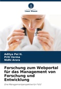 Cover: Forschung zum Webportal fuer das Management von Forschung und Entwicklung - Verlag Unser Wissen