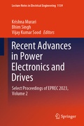 Cover: Recent Advances in Power Electronics and Drives - Springer