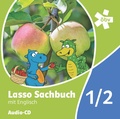 Cover: Lasso Sachbuch mit Englisch 1/2, Audio-CD mit englischen Liedern und Texten - &Ouml;BV 3-209